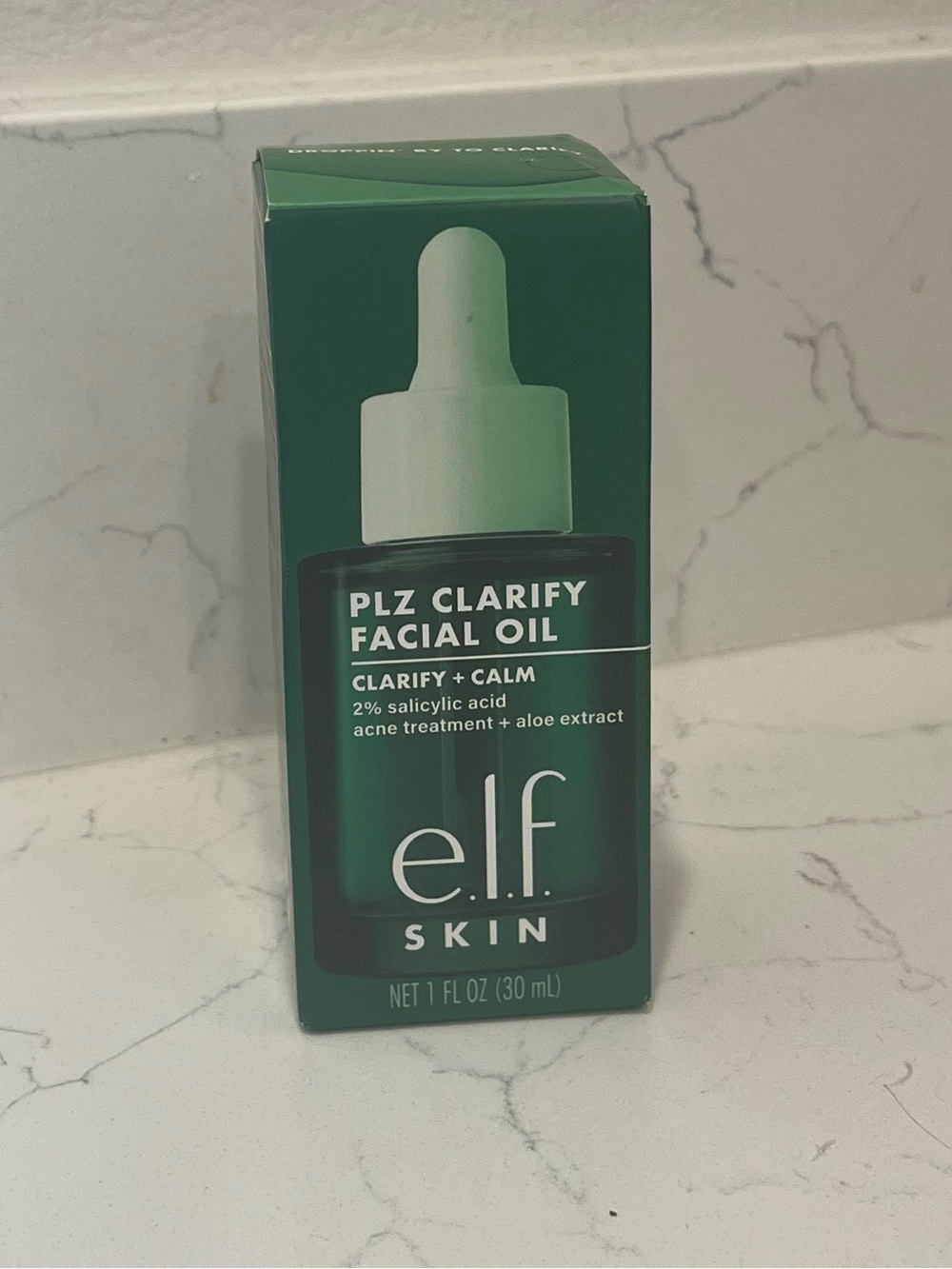 ELF PLZ Clarify Facial Oil – Green